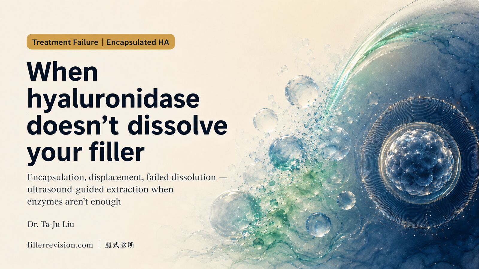 Hyaluronic Acid Filler Revision vs Simple Dissolution: When Hyaluronidase Fails